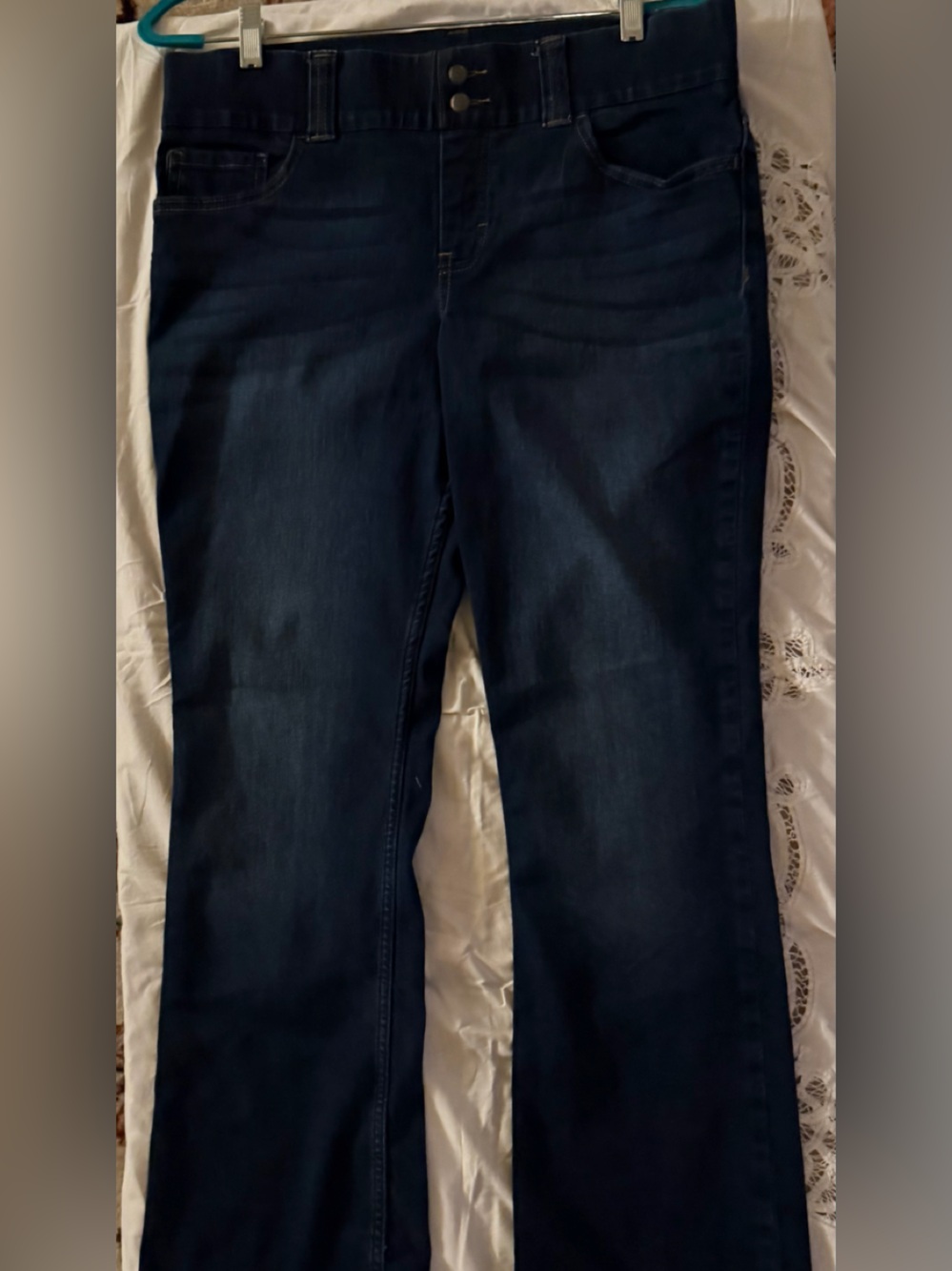 Riders by Lee Indigo Dark Wash Mid Rise Bootcut Jeans Women’s 12M Stretch